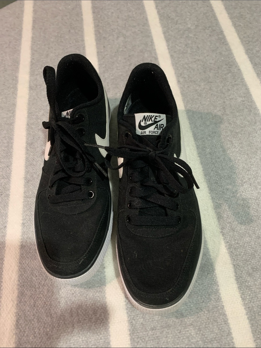 Nike Low Top Sneakers - Black/White. Like new, hardly wear